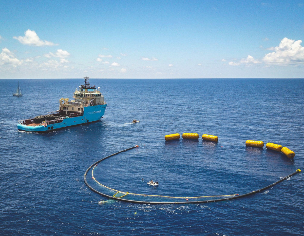 The Ocean Cleanup’s scientific team The Ocean Cleanup’s scientific team